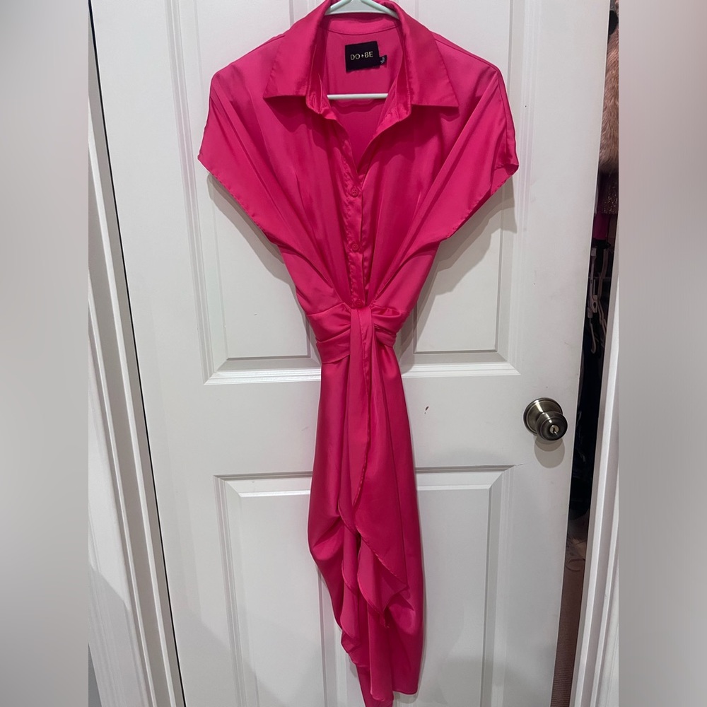 Do+Be Size Small Tie Wrap Dress